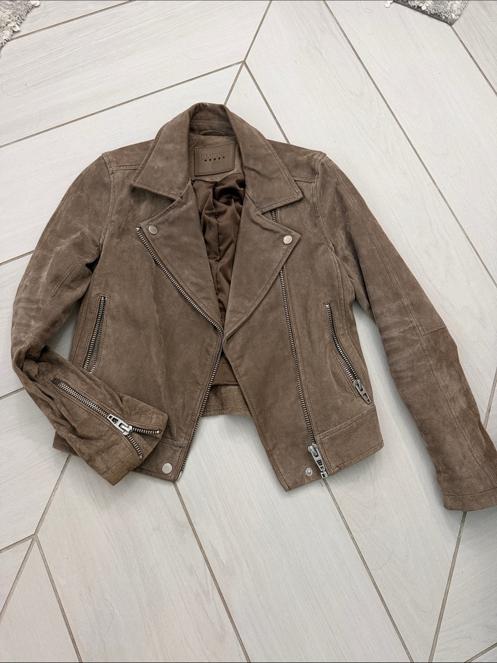 Blank NYC Moto suede Jacket
